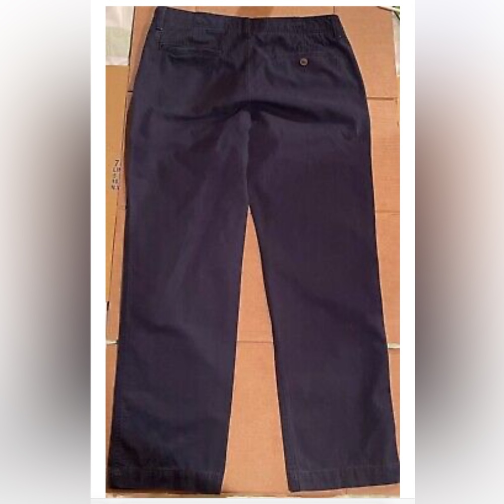American Eagle Relaxed Navy Khaki Pants Jeans 32 32 TrouserJeans Nice Condition! - Picture 2 of 6